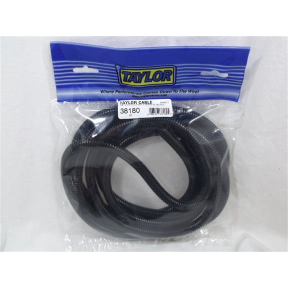 Taylor Wire / Vertex 38180 TAY38180 3/8IN CONVOLUTED TUBING 10FT BLACK