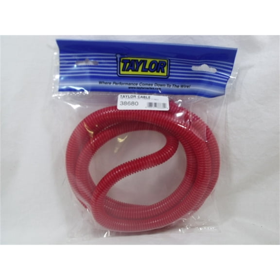 Taylor Wire / Vertex 38680 TAY38680 1/2IN CONVOLUTED TUBING 7FT RED