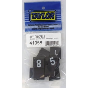 Taylor Wire / Vertex 41058 TAY41058 SHRINK SLEEVE WIRE MARKERS BLACK