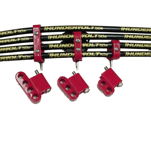 Taylor Wire / Vertex 42523 TAY42523 10.4 VERTICAL WIRE LOOM KIT RED