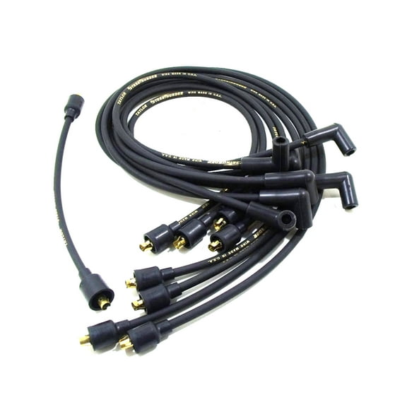 Taylor Wire / Vertex 51001 TAY51001 STREETHUNDER CUSTOM 8 CYL BLACK Fits select: 1967-1973 CHEVROLET CAMARO, 1969-1974 CHEVROLET C10