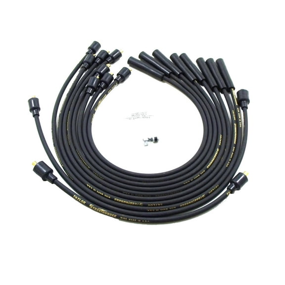 Taylor Wire / Vertex 51071 TAY51071 STREETHUNDER CUSTOM 8 CYL BLACK Fits select: 1980-1992 DODGE D-SERIES, 1970-1992 DODGE W-SERIES