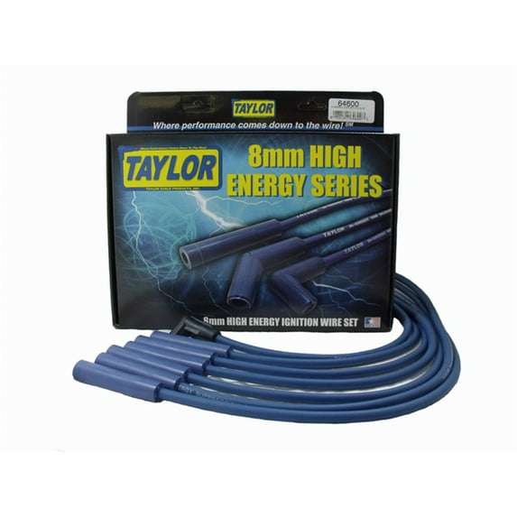Taylor Wire / Vertex 64600 TAY64600 HI-ENERGY CUSTOM 6 CYL BLUE
