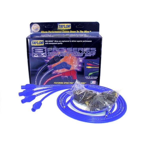 Taylor Wire / Vertex 73635 TAY73635 8MM SPIRO-PRO UNIV 4 CYL 180 BLUE