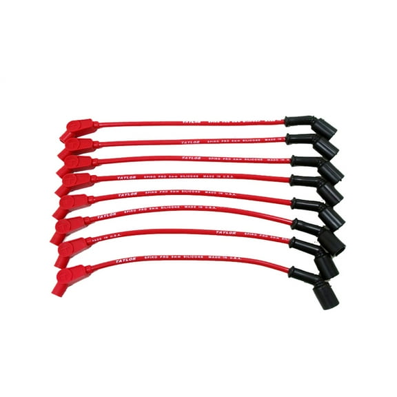 Taylor Wire / Vertex 76245 TAY76245 8MM RACE FIT SPIRO-PRO 8IN 135 RED Fits select: 2010-2011 CHEVROLET CAMARO SS, 2003-2004 CHEVROLET CORVETTE