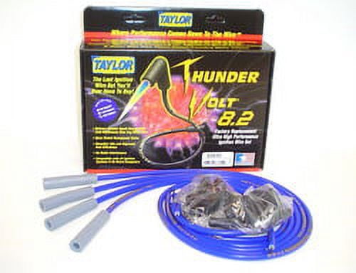 Taylor Wire / Vertex 83635 TAY83635 THUNDERVOLT 8.2 UNIV 4CYL 180 BLUE