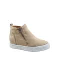 thumbnail image 1 of Taylor Women's Round Toe Side Zip Hidden Wedge Booties Sneaker Shoes, 1 of 2