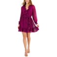 thumbnail image 1 of Taylor Womens Belted Mini Wrap Dress, 1 of 1
