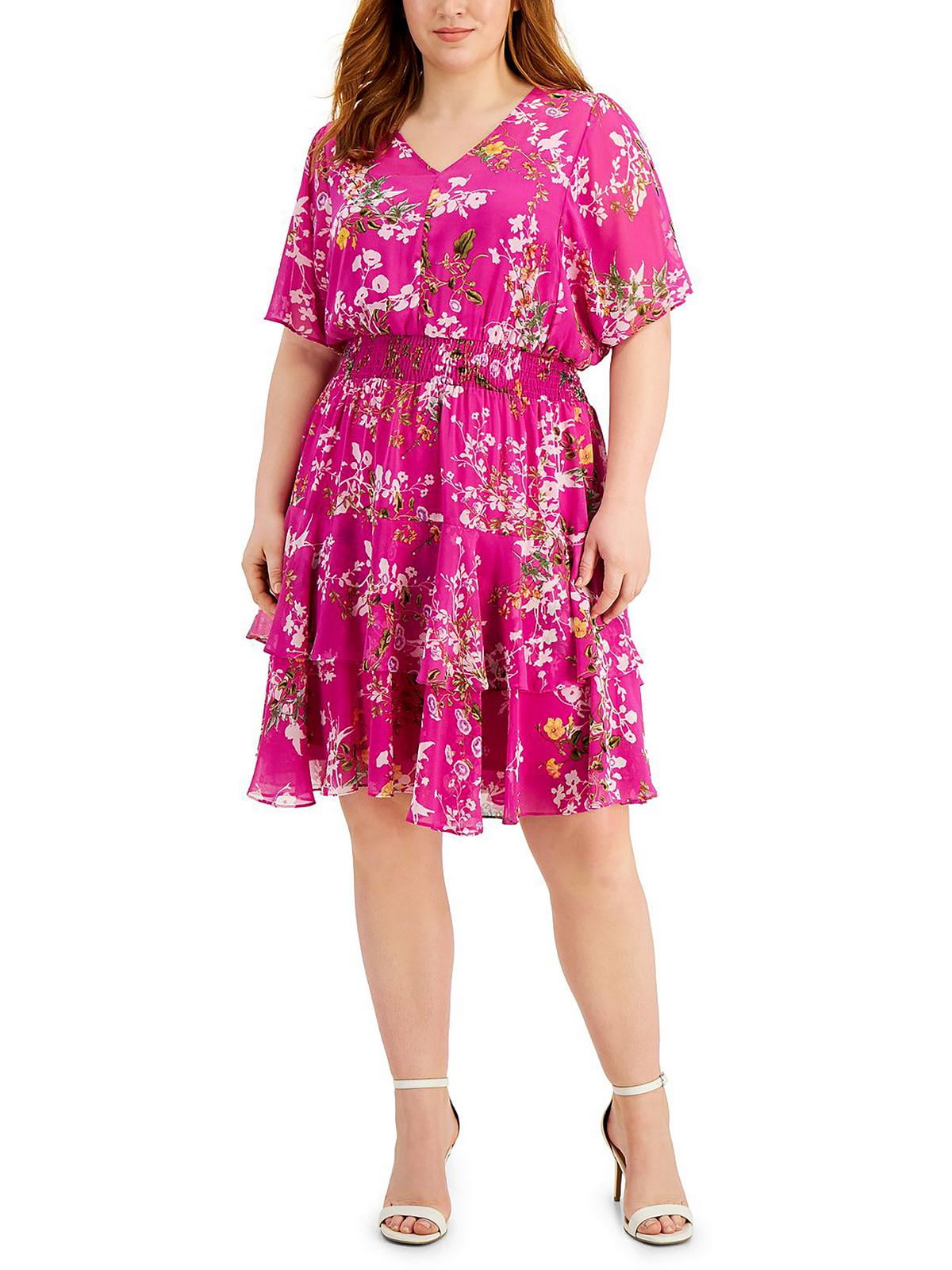 taylor floral fit and flare dress Floral Fit & Flare Dress -9724 – Tally Taylor main image 0