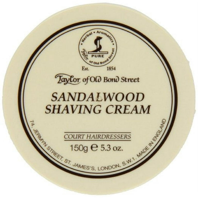 Bond Shaving Bowl Sandalwood of Oz Taylor Street 5.3 for Men, Cream Old