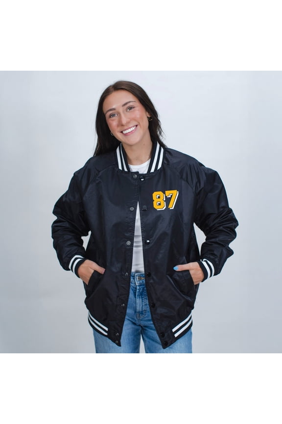 Taylor's Fiancé Number 87 Front And Back - Womens Bomber Jacket