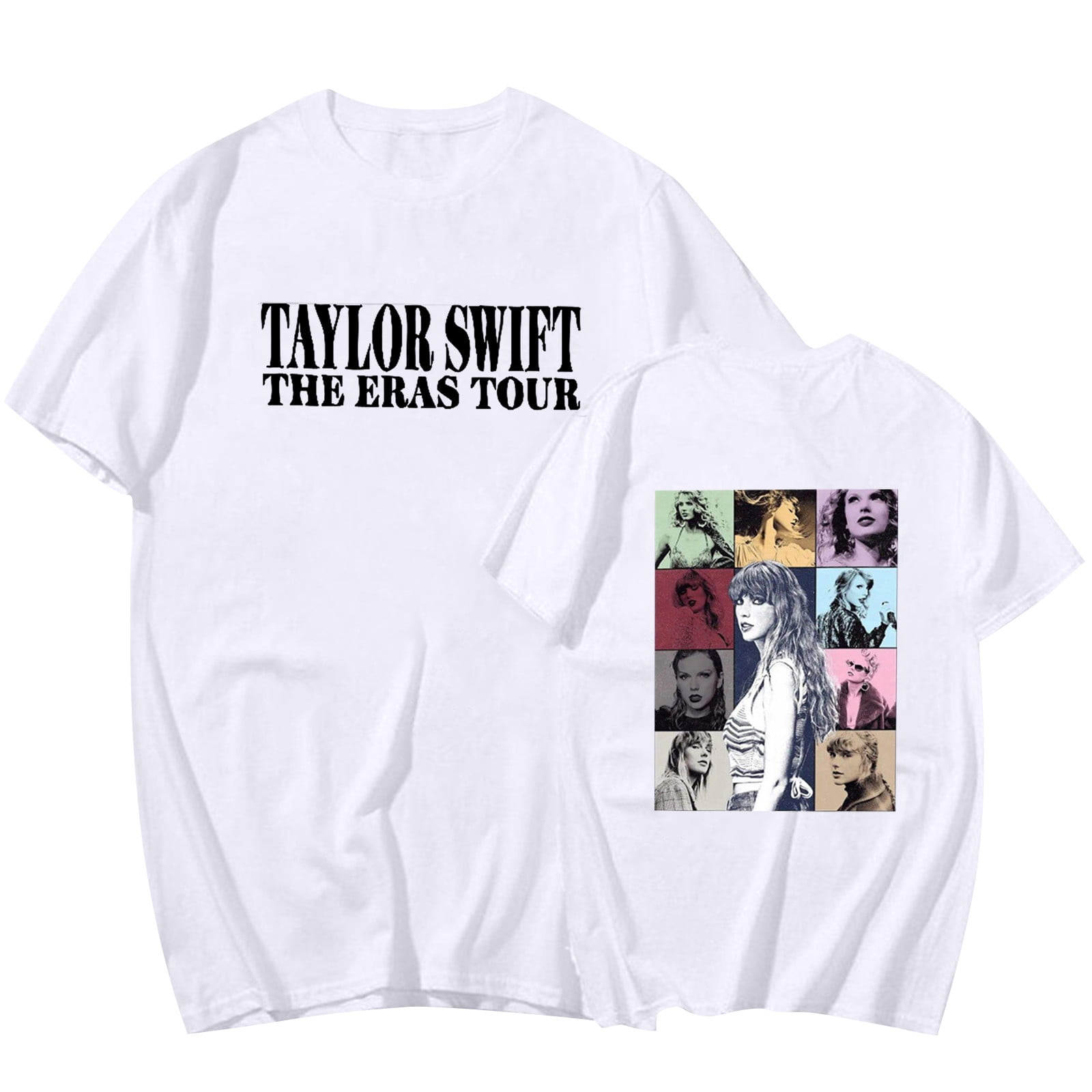 Taylor's T-shirt Women's TS Tour Crewneck T-shirt Taylor Swift Shirts  Taylor The Eras Tour Merch Swift Fans Club Lightweight Tops for Adult 