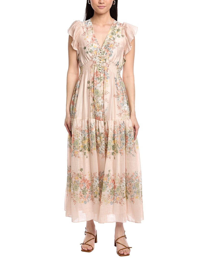 womens Belted Maxi Dress, 2