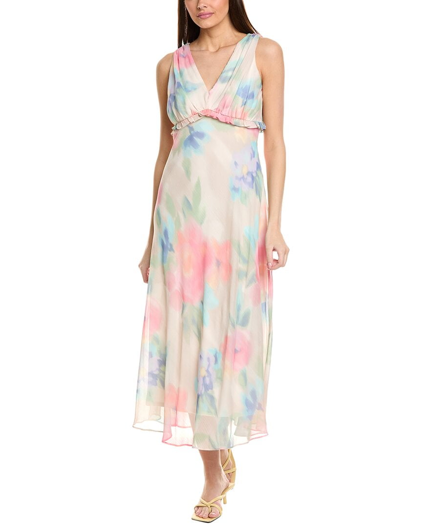 Taylor womens Chiffon Midi Dress, 2, White - Walmart.com