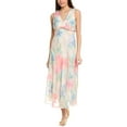 thumbnail image 1 of Taylor womens  Chiffon Midi Dress, 8, White, 1 of 3
