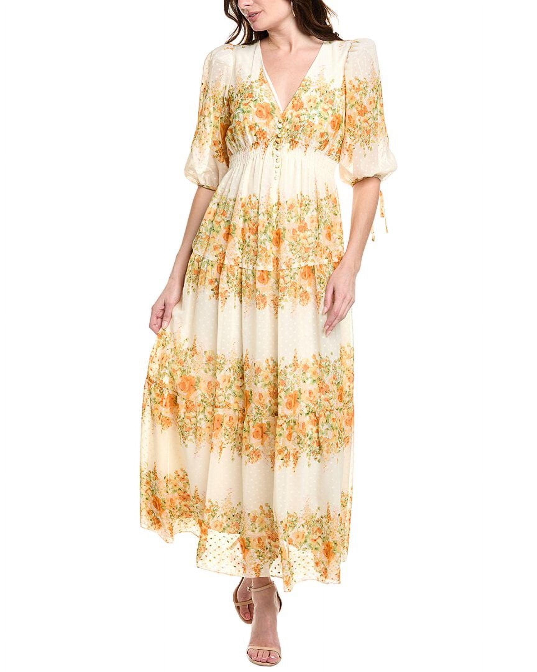 Taylor womens Clip Dot Midi Dress, 2, White - Walmart Business Supplies
