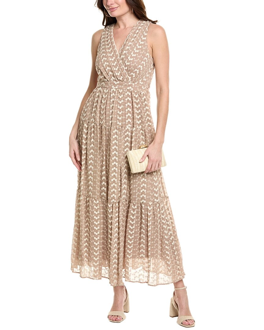 Taylor womens Embroidered Midi Dress, 4, Brown - Walmart.com Taylor womens Embroidered Midi Dress, 4, Brown - Walmart.com