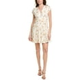 thumbnail image 1 of Taylor womens  Eyelet Mini Dress, 4, White, 1 of 3