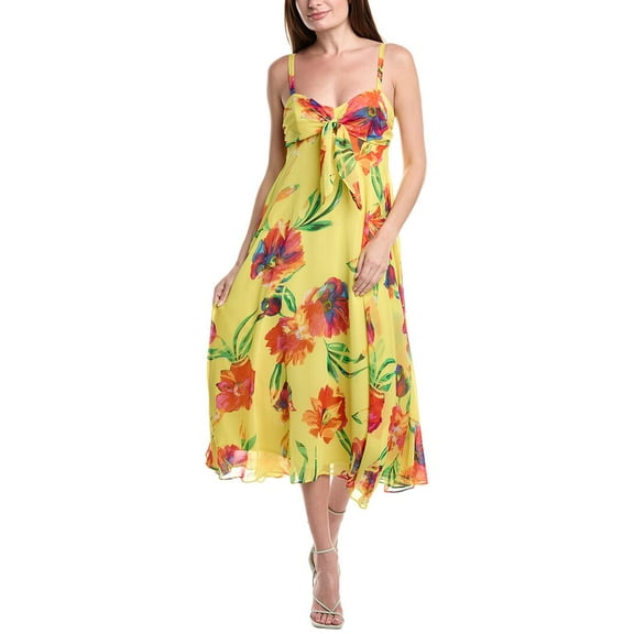 Taylor womens  Maxi Dress, 2, Yellow