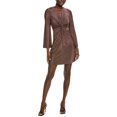 thumbnail image 1 of Taylor womens  Mini Dress, 14, Gold, 1 of 3