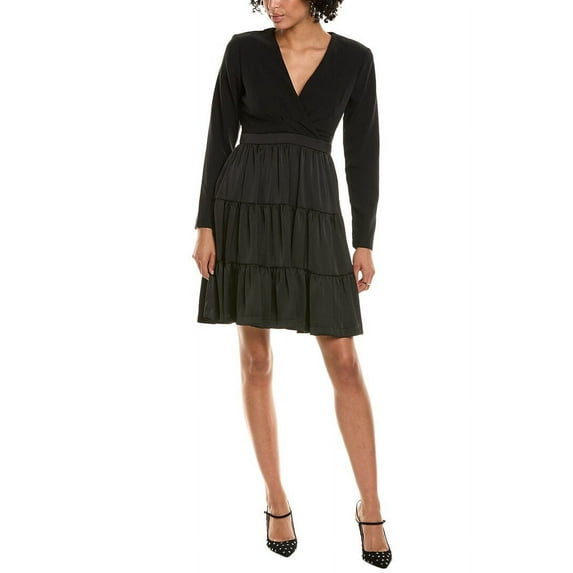 Taylor womens Mini Dress, 16, Black