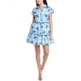 thumbnail image 1 of Taylor womens  Shirtdress, 4, Blue, 1 of 3