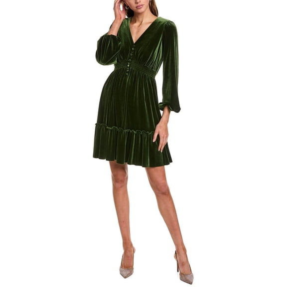 Taylor womens Velvet Mini Dress, 16
