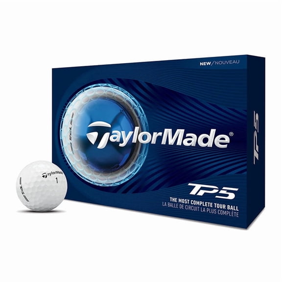 TaylorMade 2026 TP5 Golf Balls 12pk, White