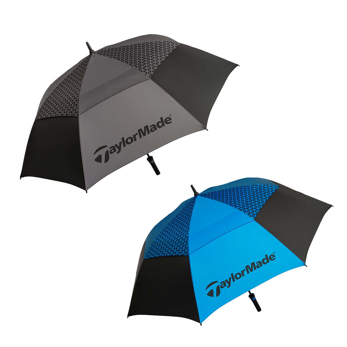 TaylorMade 62” Automatic Open Vented Golf Umbrella, 2 Pack