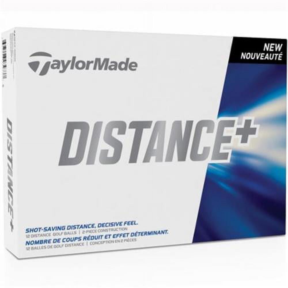 TaylorMade Distance Plus Golf Balls, 12 Pack