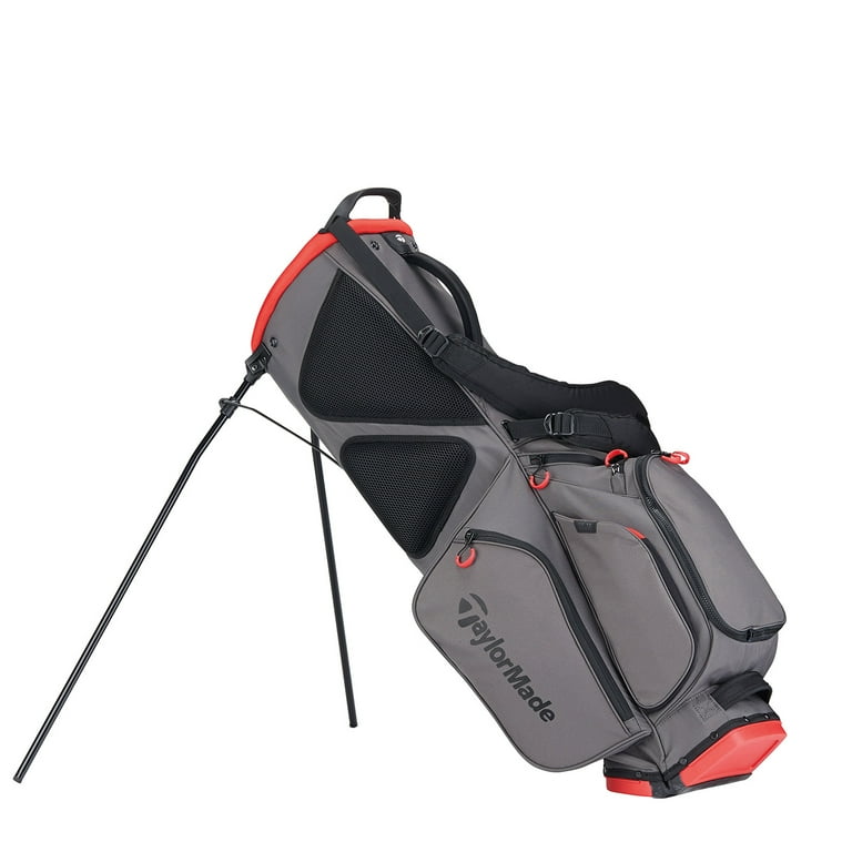 TaylorMade FlexTech Lifestyle Golf Stand Bag (Gray/Red) - Walmart.com