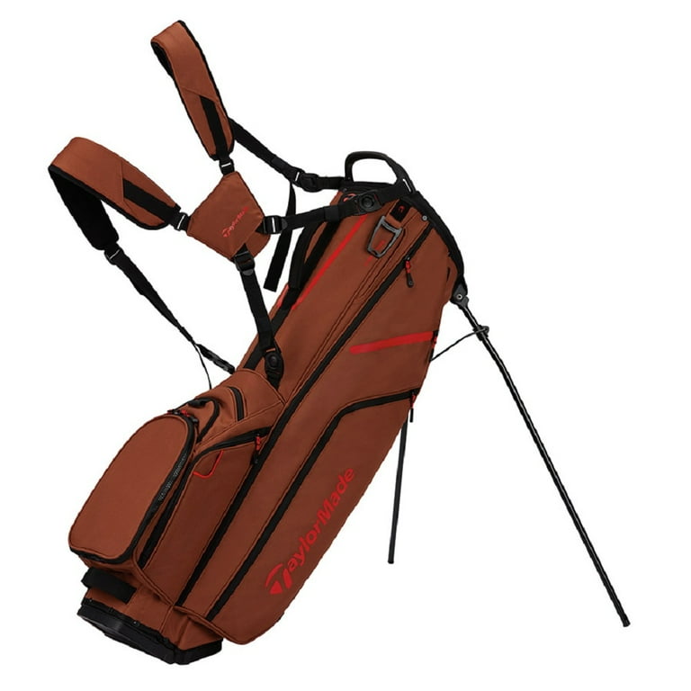 TaylorMade Flextech Crossover Stand Golf Bag - Brwn - New TaylorMade Flextech Crossover Stand Golf Bag - Brwn - New