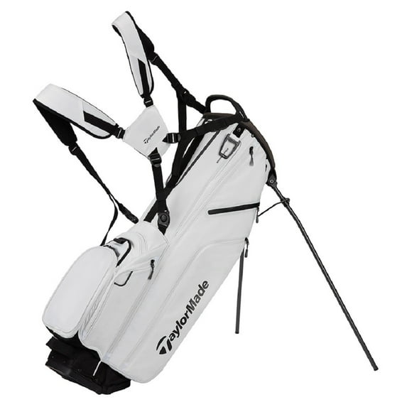 NEW TaylorMade Golf TM23 FlexTech Crossover Stand Bag 14-Way Top - White