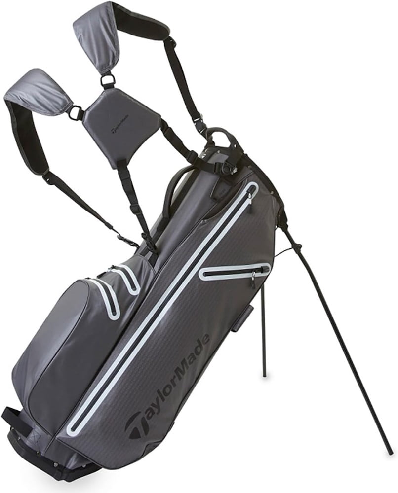 TaylorMade Golf Flextech Waterproof Stand Bag Gunmetal