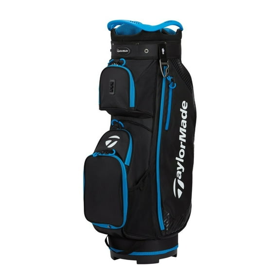 TaylorMade Golf 23 PRO 14-Way Top Cart Bag, Black/Blue -