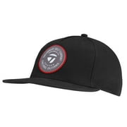 TaylorMade Golf 5 Panel Flatbill Hat Black