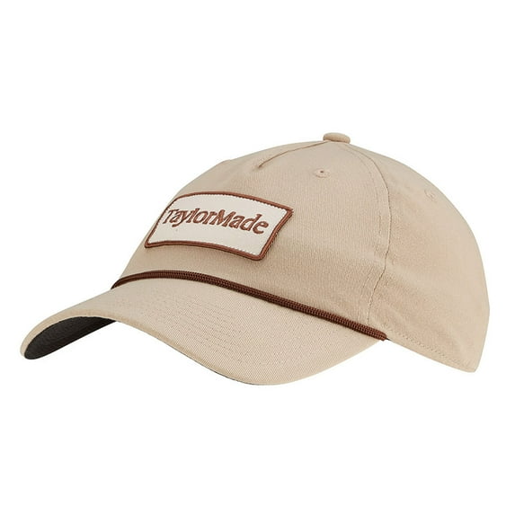 TaylorMade Golf 5 Panel Rope Hat Khaki