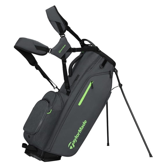 TaylorMade Golf Flextech Crossover Stand Bag Gray/Neon Green