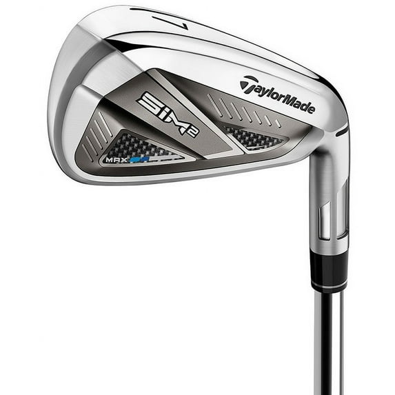 TaylorMade Golf LH SIM2 Max Irons 5-PW/AW Regular Flex (Graphite) Left Handed