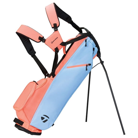 TaylorMade Golf Ladies Prior Generation FlexTech Carry Stand Bag Light Blue/Coral