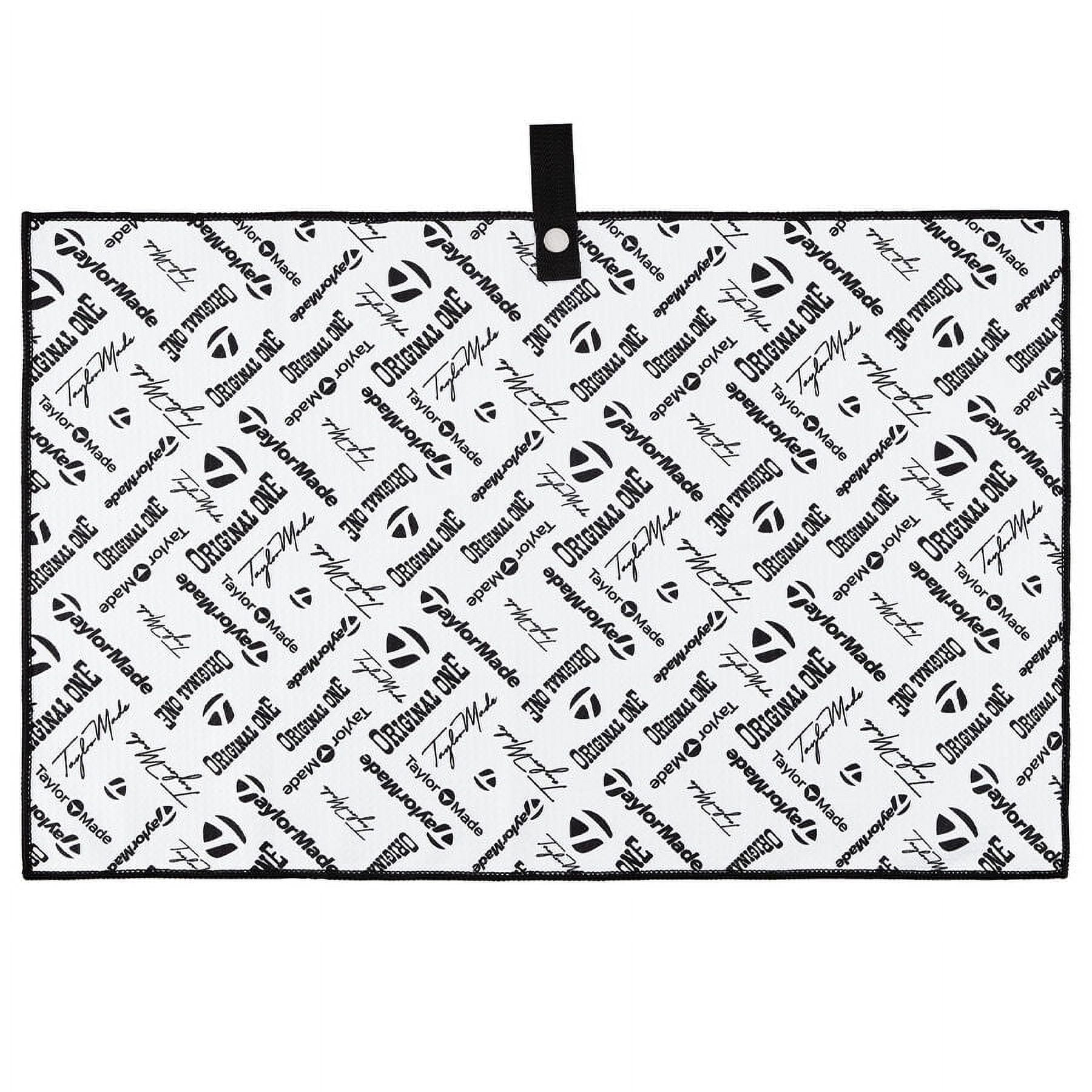 TaylorMade Golf Logo Microfiber Cart Towel Gray
