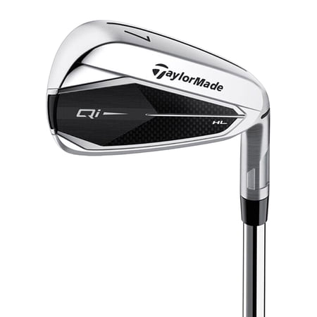 TaylorMade Golf Men's Left-Hand Qi High Launch (5-PW, AW) - KBS Max Lite Stiff - Left-Handed