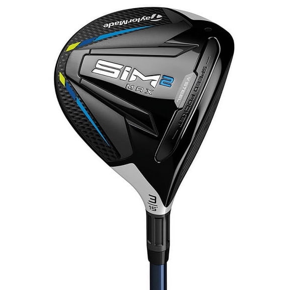 TaylorMade Golf Men's SIM2 Max Fairway Wood 3W(15*) Graphite Stiff Flex - Right-Handed