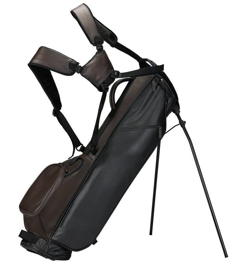 TaylorMade Golf Prior Generation FlexTech Carry Premium Stand Bag Black/Brown