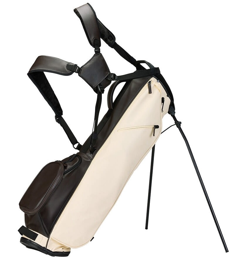 TaylorMade Golf Prior Generation FlexTech Carry Premium Stand Bag Cream/Brown