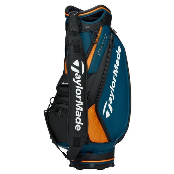 TaylorMade Golf Qi4D Staff Bag Blue/Gold/Black