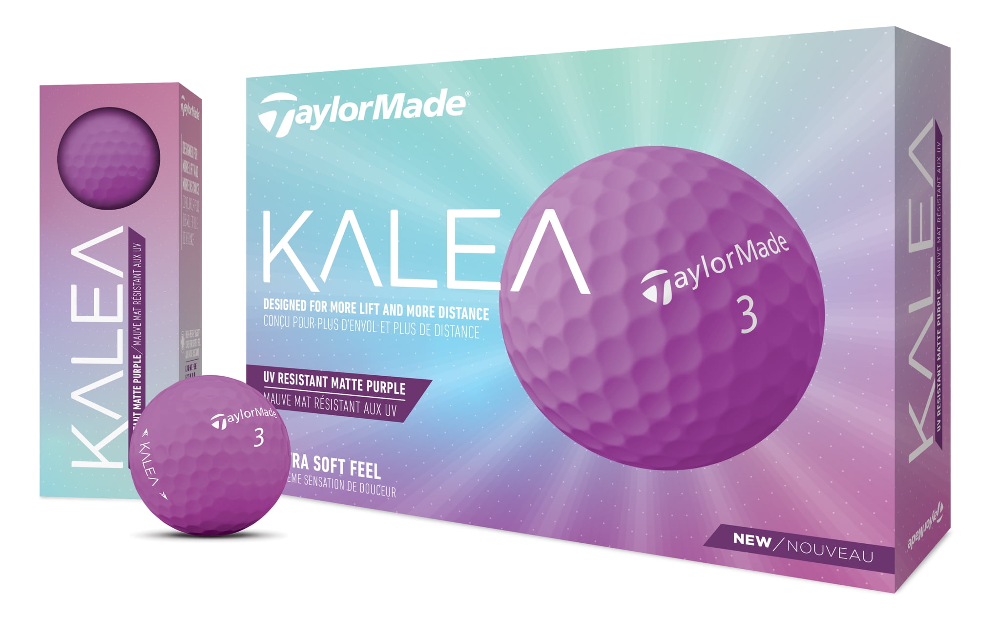 TaylorMade Kalea Purple Women's Golf Balls 12BP