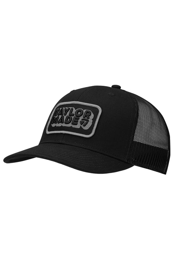 Mens Retro Trucker Hat 2024 - Black REG