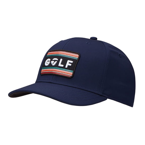 TaylorMade Mens Sunset Snapback Golf Hat 2024 - Navy