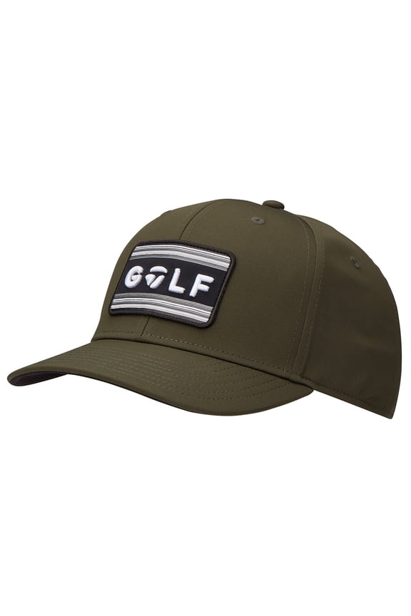 Mens Sunset Snapback Golf Hat 2024 - Olive